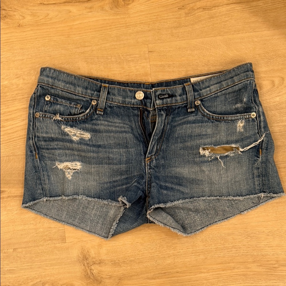 Rag and Bone Distressed Denim Shorts
